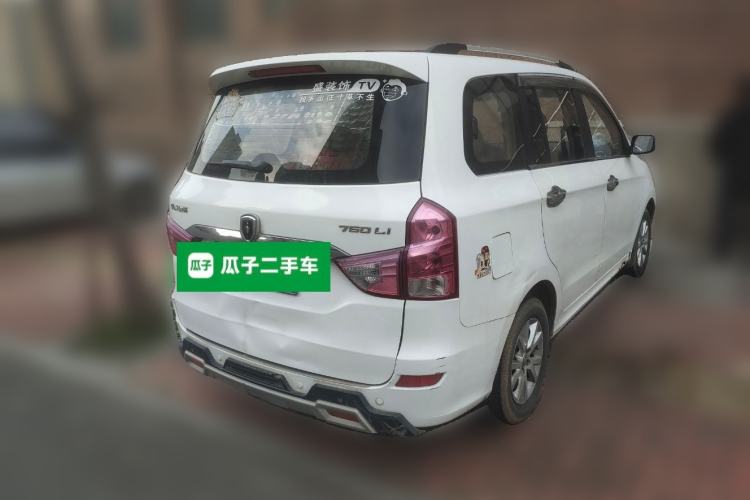 Used Jinbei 750 2015 1.5L Flagship Model Rear Right 45 Deg