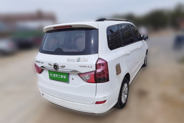 Used Jinbei 750 2015 1.5L Luxury Model Rear Right 45 Deg