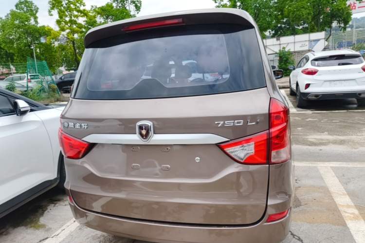 Used Jinbei 750 2016 1.5L Luxury Model Rear