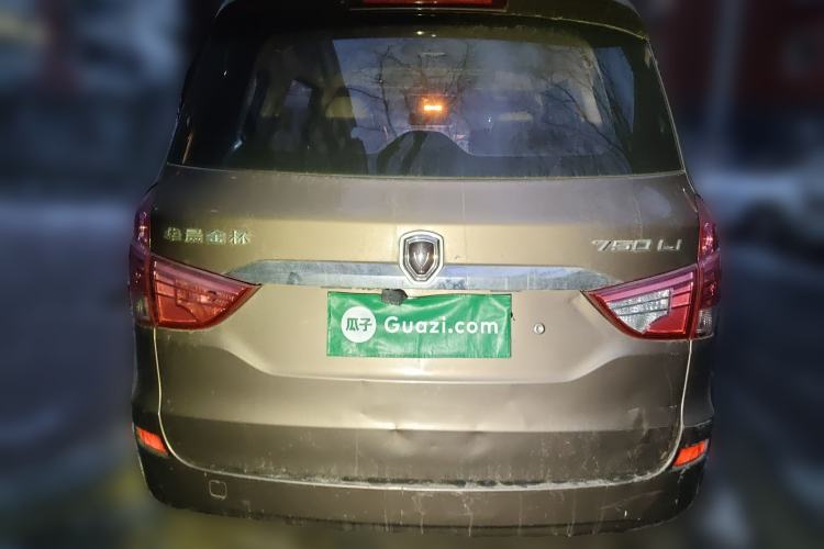 Used Jinbei 750 2016 1.5L Luxury Model Rear