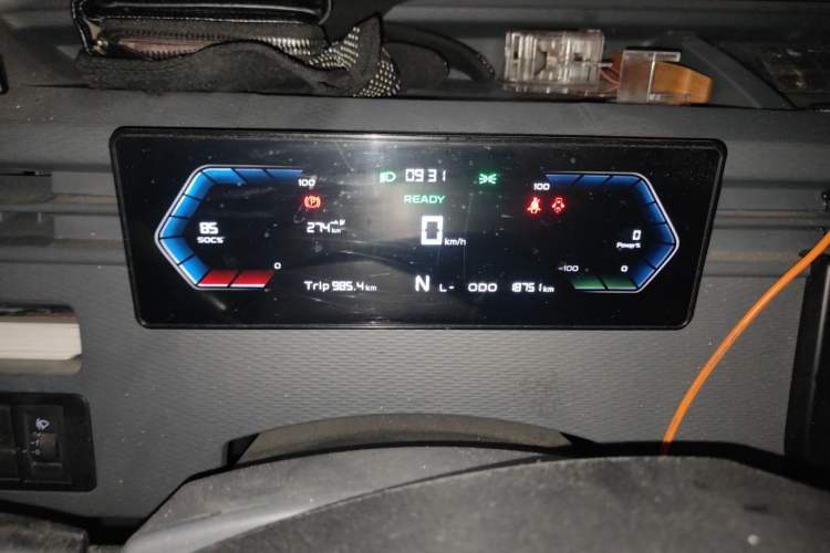 Used Jinbei E6 2026 Model, Standard Version, Long Roof, 6 Seats Instrument Cluster