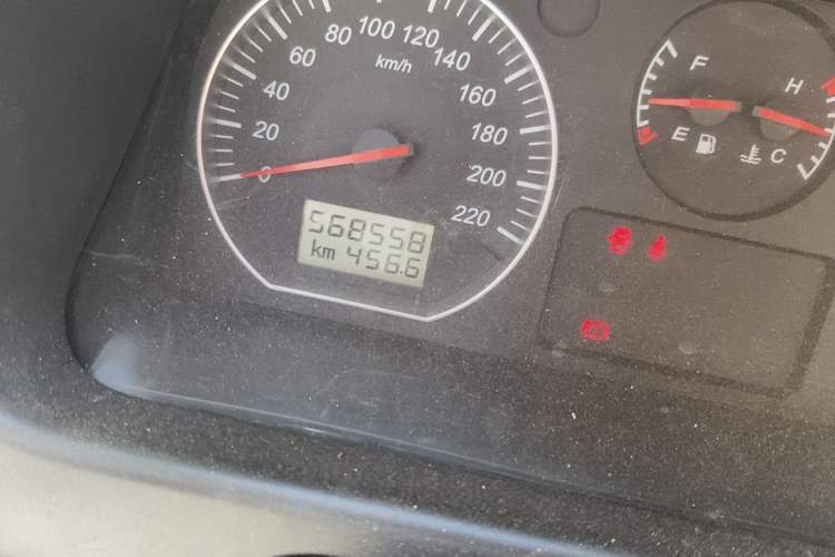 Used Jinbei Express 2017 2.0L Classic Version V19 Odometer Close Up