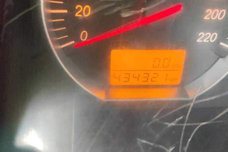 Used Jinbei Express 2019 2.0L Standard Version China VI 1TZS Odometer Close Up