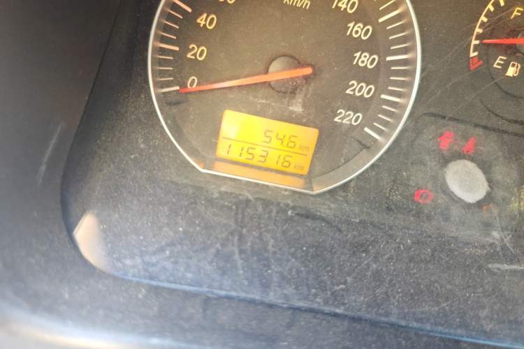 Used Jinbei Express 2019 2.0L Standard Version China VI 1TZS Odometer Close Up