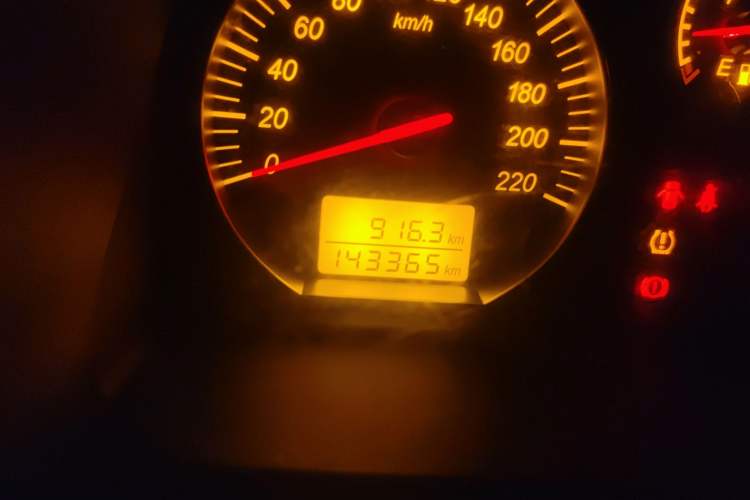 Used Jinbei Express 2020 2.0L Upgraded Version China VI Standard 6-Seater 1TZS Odometer Close Up