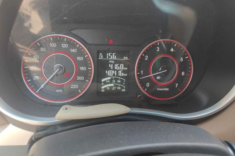 Used Jinbei F50 2017 1.6L Manual Economy Model Odometer Close Up