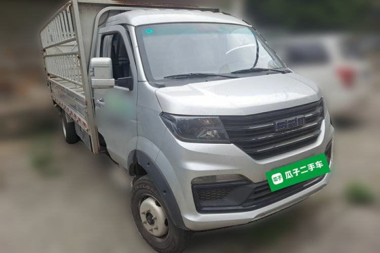 Used Jinbei Gold Card S6 2024 2.0L CNG Standard Cargo Truck Single Cab 3.85m Rear Dual Wheels Model SWEC20M Front Right 45 Deg