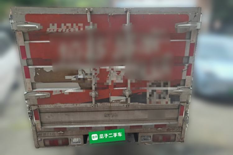 Used Jinbei Gold Card S6 2024 2.0L CNG Standard Cargo Truck Single Cab 3.85m Rear Dual Wheels Model SWEC20M Rear