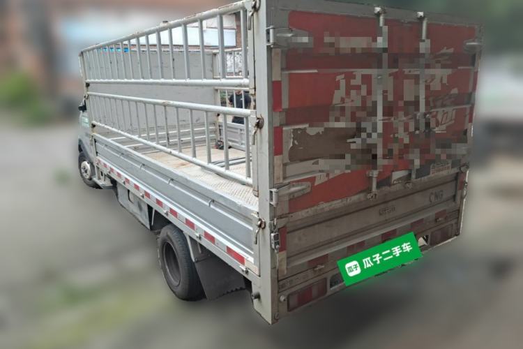 Used Jinbei Gold Card S6 2024 2.0L CNG Standard Cargo Truck Single Cab 3.85m Rear Dual Wheels Model SWEC20M Rear Left 45 Deg