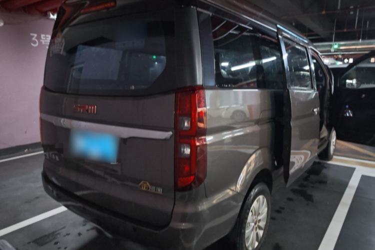 Used Jinbei Gold Hiace 2021 1.5L Passenger Vehicle Engineering Lion 6 Seats Rear Right 45 Deg