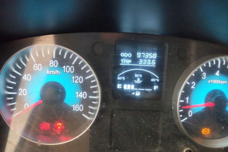 Used Jinbei Gold Hiace 2021 1.5L Passenger Vehicle Engineering Lion 6 Seats Odometer Close Up