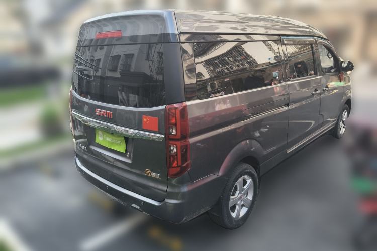 Used Jinbei Gold Hiace 2021 1.5L Passenger Van Travel Lion 6-Seater Rear Right 45 Deg