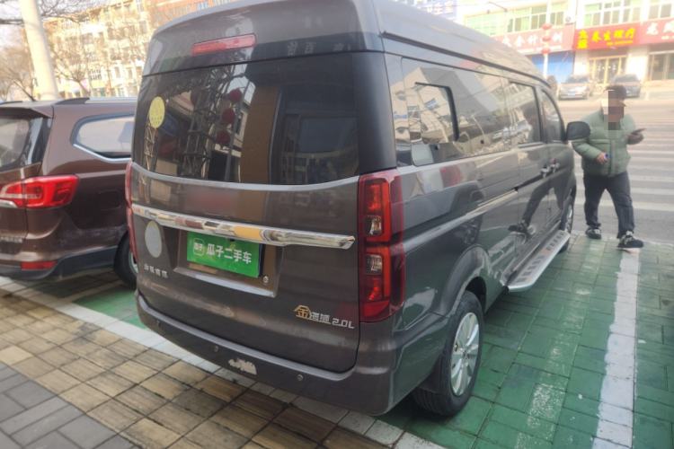 Used Jinbei Gold Hiace 2021 2.0L Passenger Van Engineering Lion Central Air Conditioning Version 9 Seats Rear Right 45 Deg