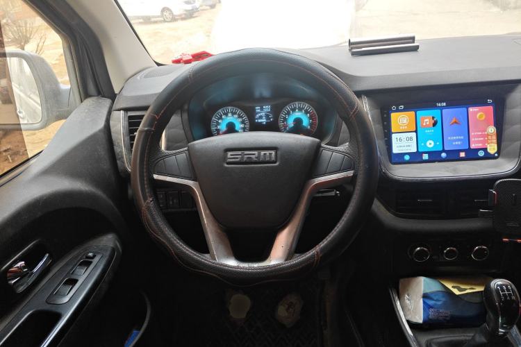 Used Jinbei Gold Hiace 2021 1.5L Passenger Vehicle Engineering Lion 6 Seats Steering Wheel