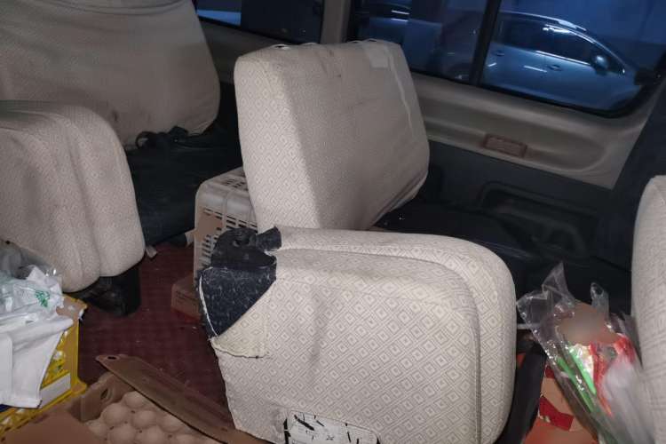 Used Jinbei Grace 2013 2.0L Zhi Ling Luxury 11-Seater National Games Commemorative Edition China IV Standard 10 Seaters Left Rear Seat