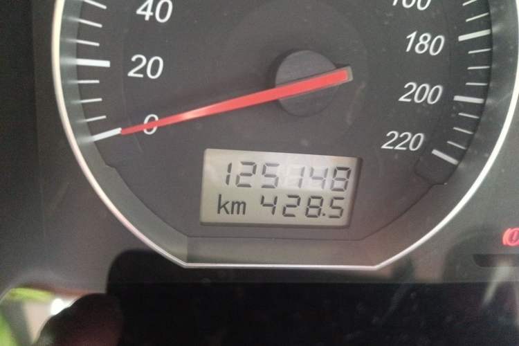 Used Jinbei Grace 2016 2.0L Express Utility Model Odometer Close Up