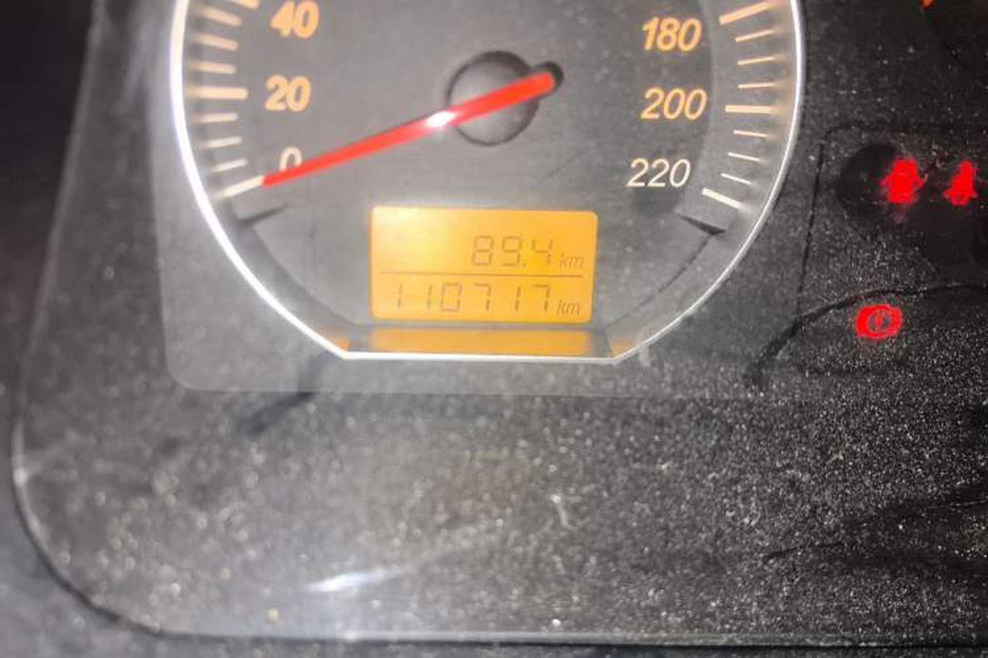 Used Jinbei Grace 2016 2.0L Express Utility Model Odometer Close Up