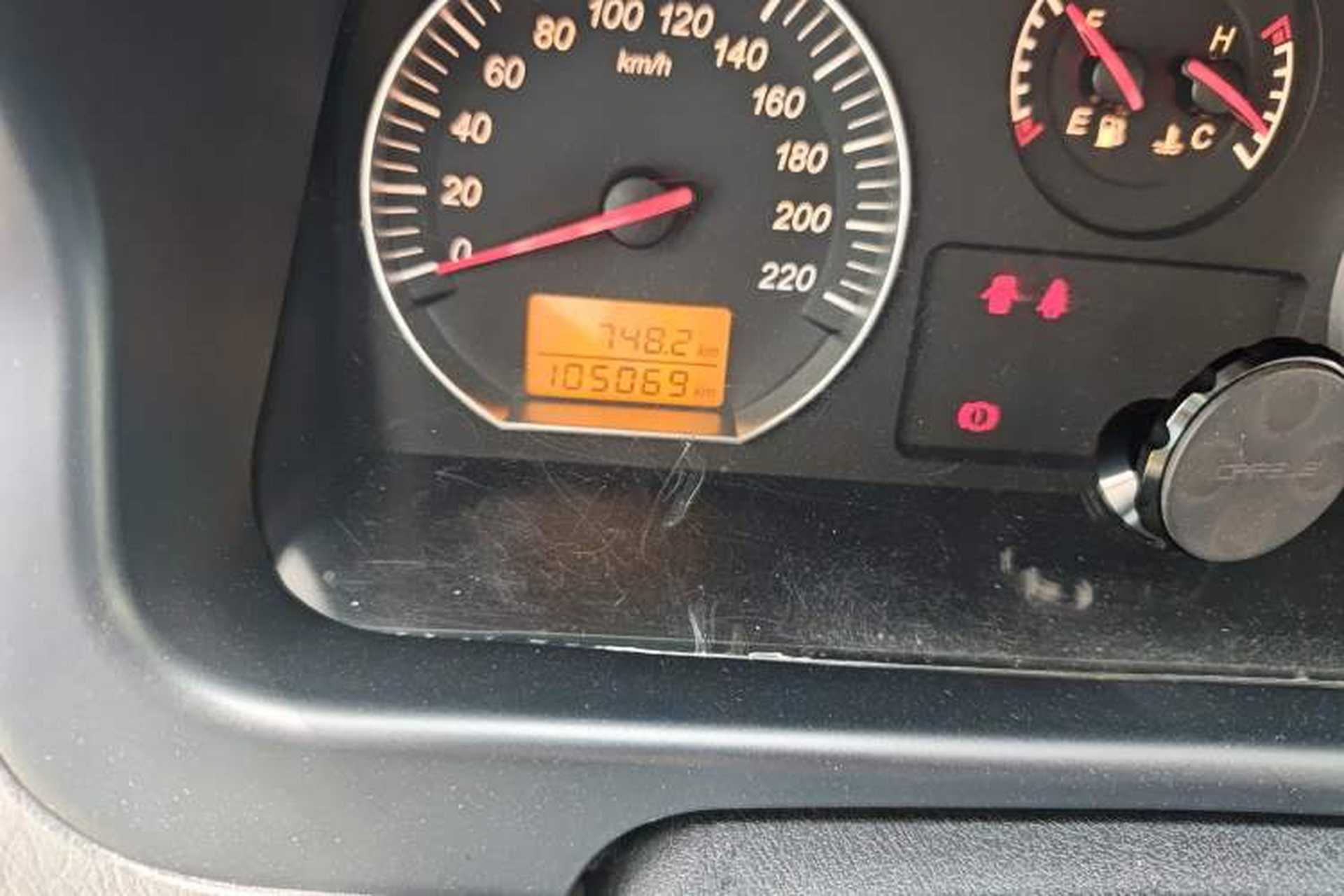 Used Jinbei Grace 2019 2.0L Express Comfort 7-Seater China VI 1TZS Odometer Close Up