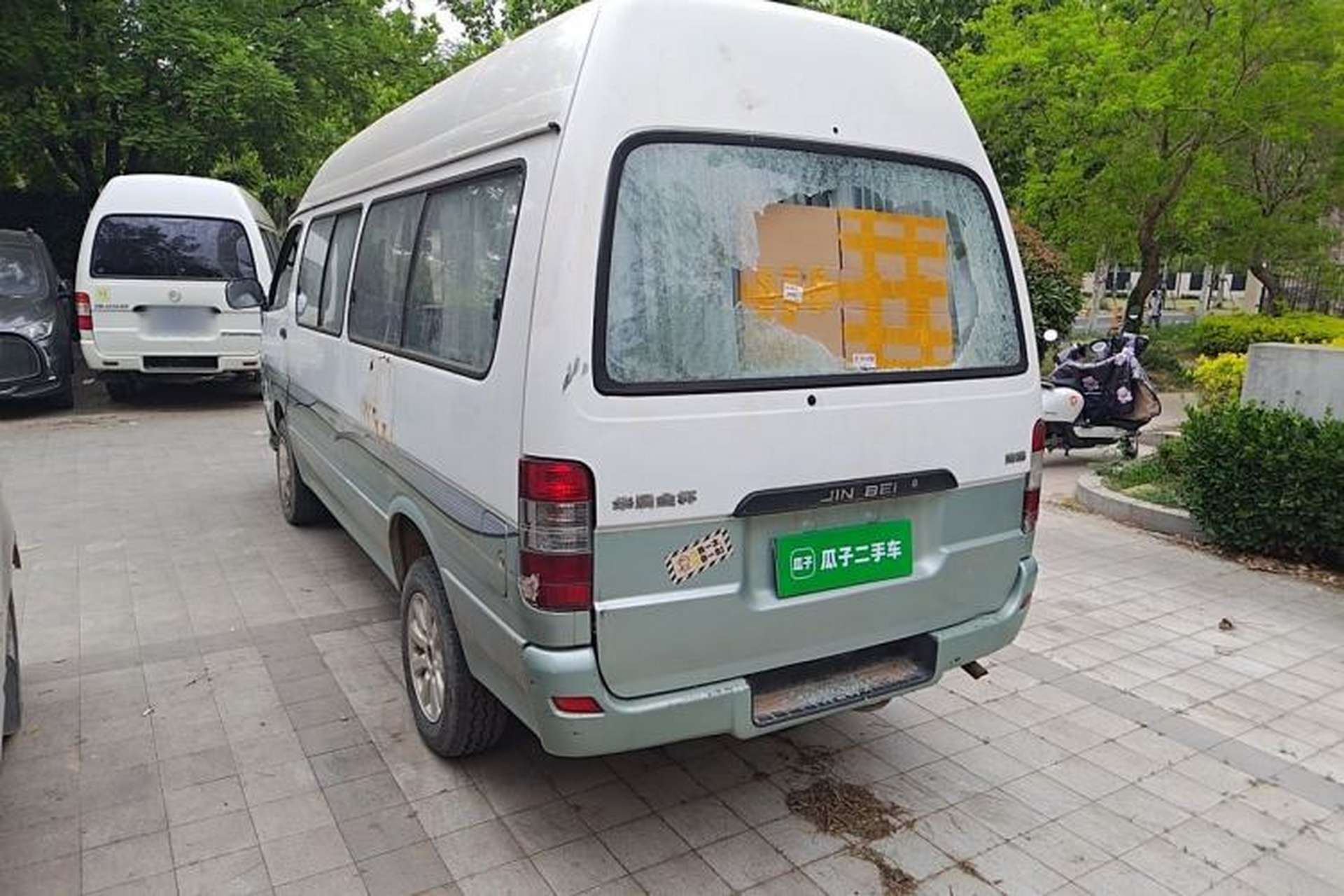 Used Jinbei Hiace 2011 2.0L 5th Generation Xiangyun Comfort Version 4G20D4B Rear Left 45 Deg