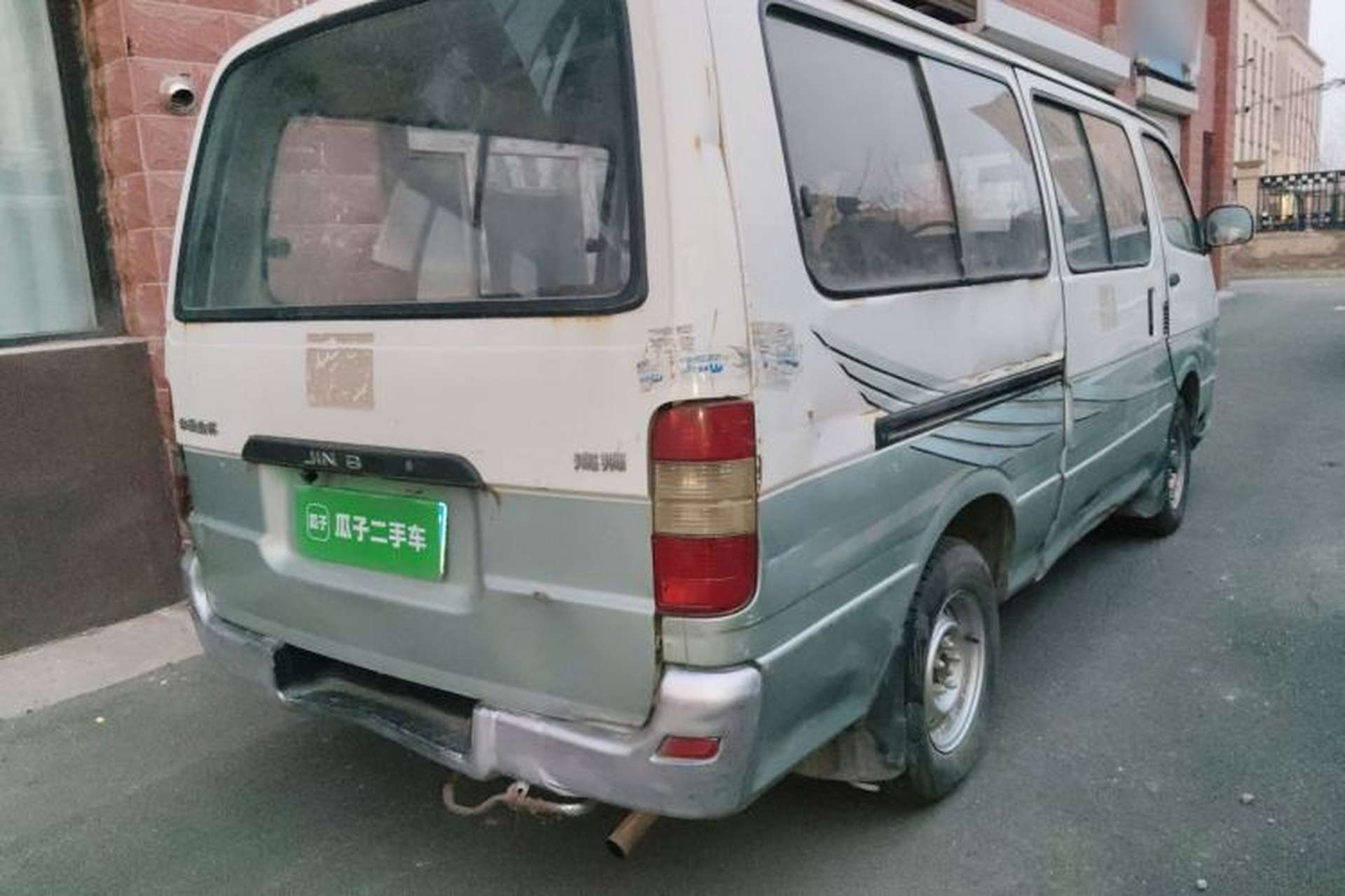 Used Jinbei Hiace 2011 2.0L 5th Generation Kuaiyunwang Standard Version 4G19 Rear Right 45 Deg