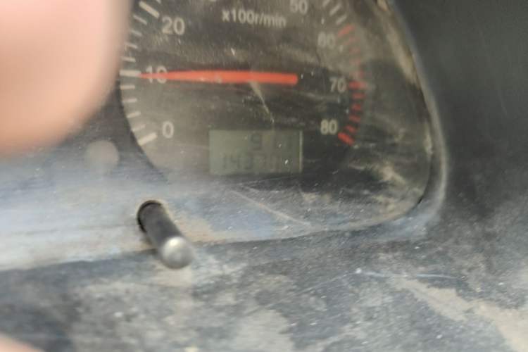 Used Jinbei Hiace  Odometer Close Up