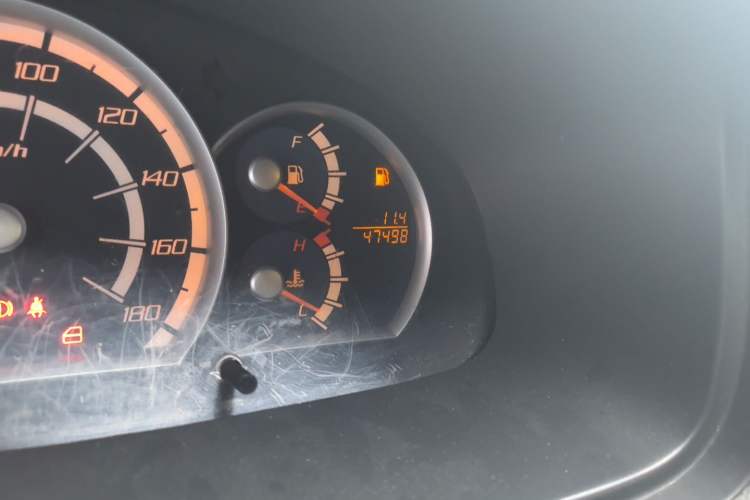 Used Jinbei Hiace  Odometer Close Up