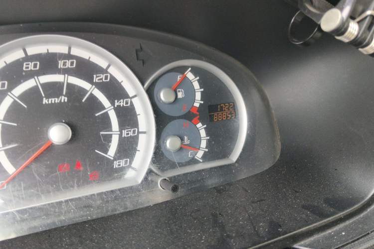 Used Jinbei Hiace  Odometer Close Up