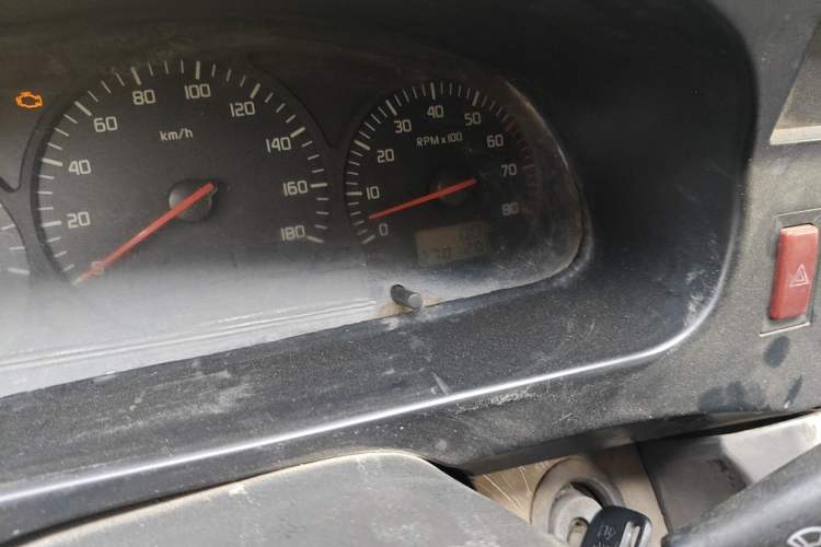 Used Jinbei Hiace  Odometer Close Up
