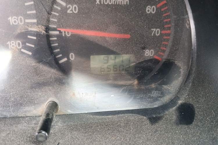 Used Jinbei Hiace  Odometer Close Up