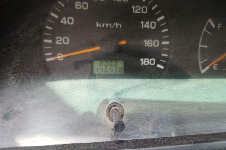 Used Jinbei Hiace  Odometer Close Up