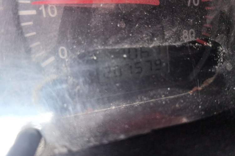 Used Jinbei Hiace  Odometer Close Up
