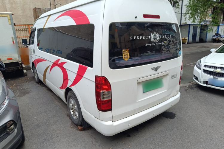Used Jinbei Hiace 2016 2.4L Da Hai Shi W Standard Edition Rear Left 45 Deg