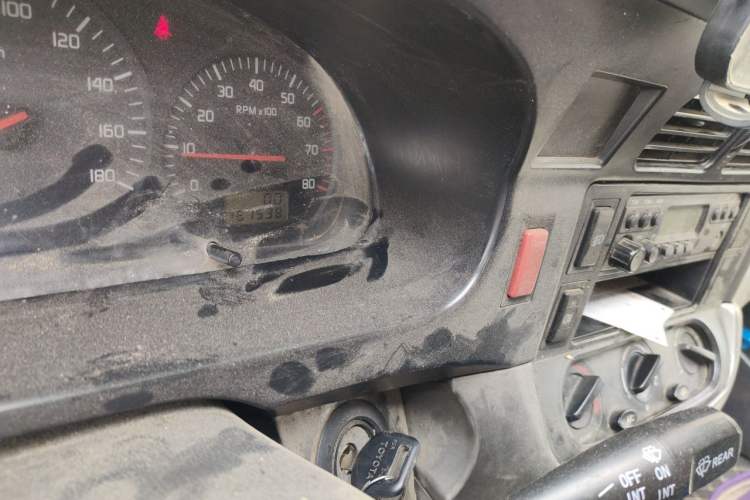 Used Jinbei Hiace  Odometer Close Up