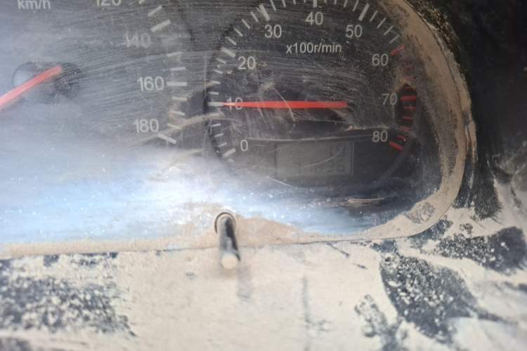 Used Jinbei Hiace  Odometer Close Up