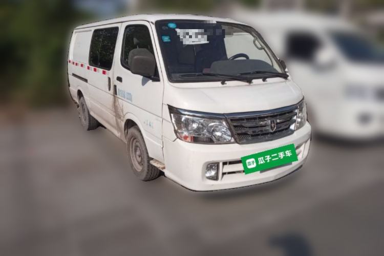 Used Jinbei Hiace 2018 2.0L Fifth-Generation Box Truck Standard Roof 2 Seats 4G21C Front Right 45 Deg