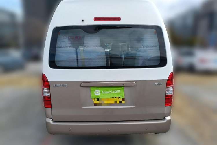 Used Jinbei Hiace 2018 2.4L Da Hai Shi W Manual 11-Seater Luxury Version 4RB2 Rear
