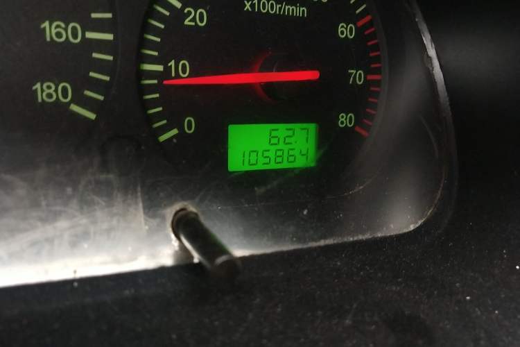 Used Jinbei Hiace 2020 2.0L Express King Series Deluxe Van High Roof China VI Standard 1TZS Odometer Close Up