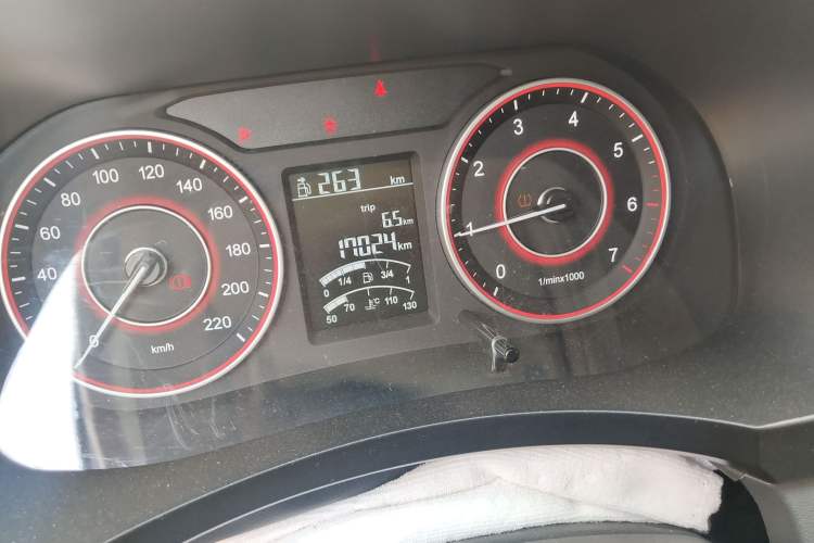 Used Jinbei Hiace King 2021 2.0L Business King Series ZhiXiang High-Roof 7-Seater 1TZS Odometer Close Up