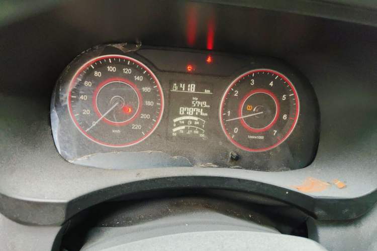 Used Jinbei Hiace King 2021 2.0L City Transport King Series Express Model Standard Top 6-Seater 1TZS Odometer Close Up