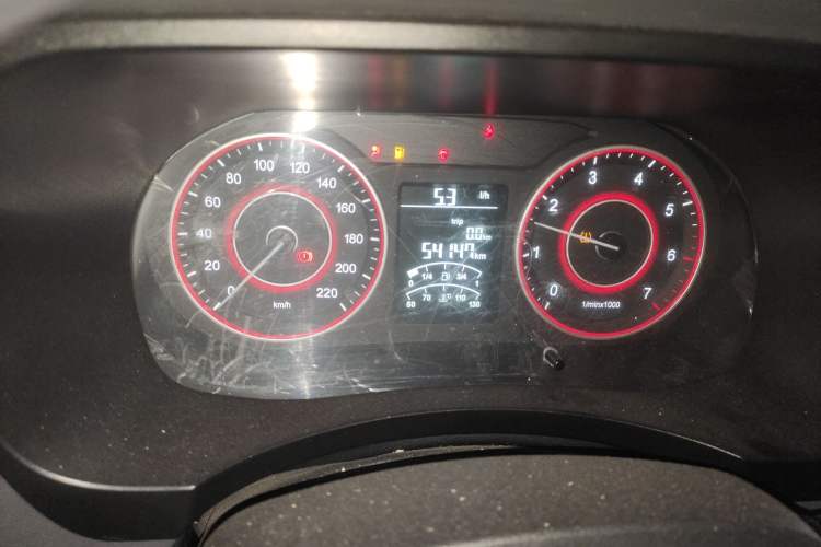 Used Jinbei Hiace King 2021 2.0L City Transport King Series Express Model Standard Top 6-Seater 1TZS Odometer Close Up