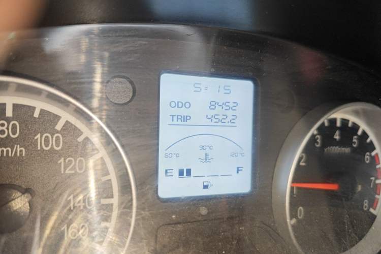 Used Jinbei Hiace X30 2023 1.5L Super-Enjoyment Van 2/5 Seats Non-Air-Conditioned Version SWC15M Odometer Close Up