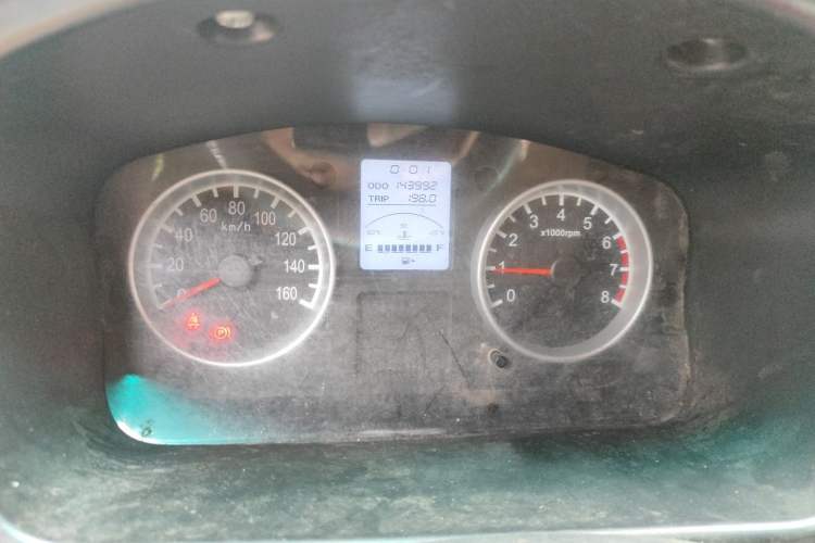 Used Jinbei Hiace X30 2013 1.3L Standard Version Odometer Close Up