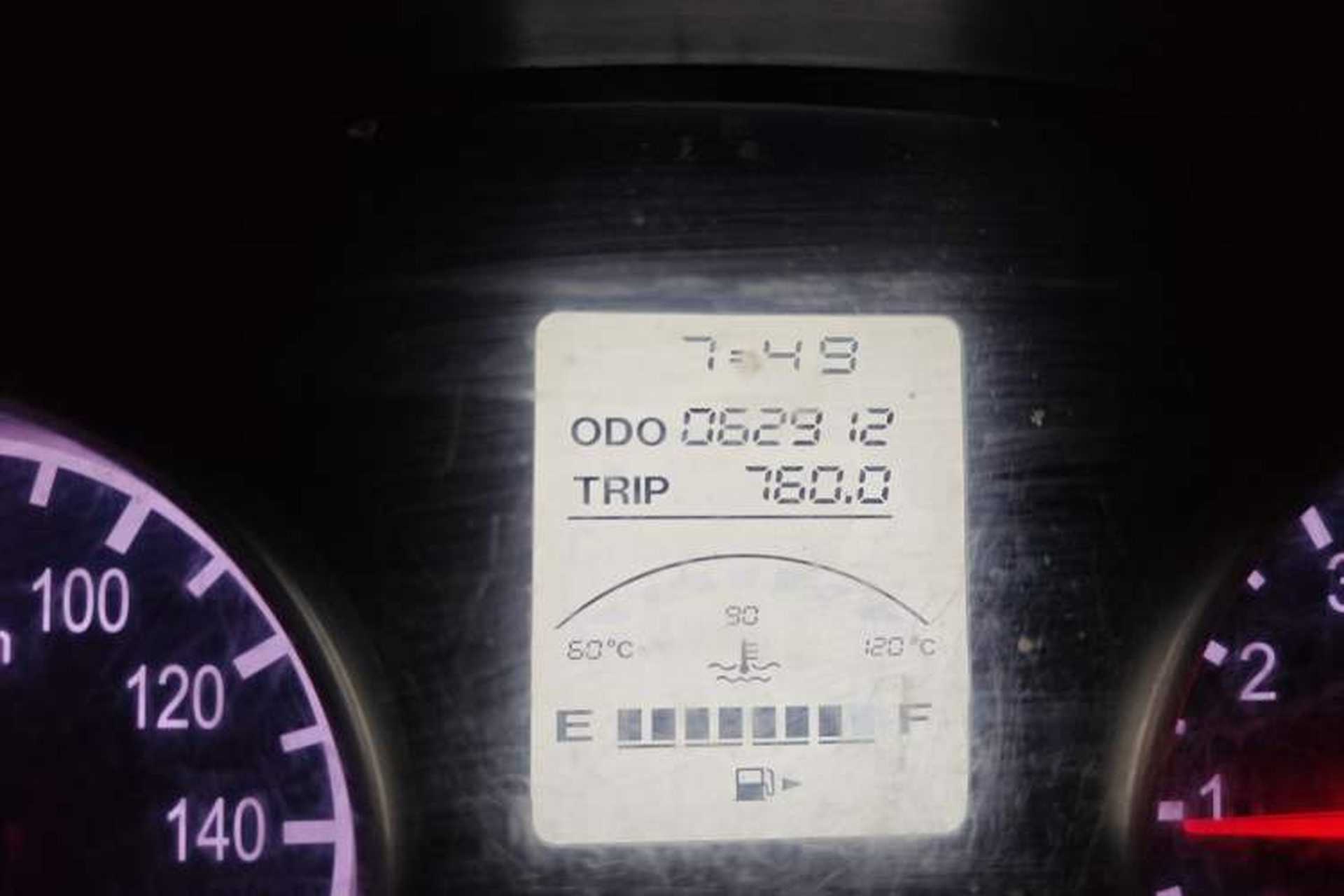 Used Jinbei Hiace X30 2016 1.3L Van Standard Edition DLCG12 Odometer Close Up
