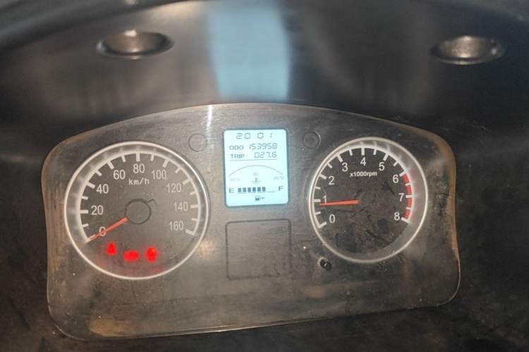 Used Jinbei Hiace X30 2016 1.3L Van Standard Edition DLCG12 Odometer Close Up