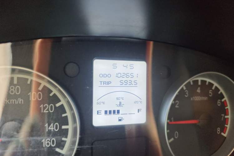 Used Jinbei Hiace X30 2018 1.3L Cargo Van Standard Version DLCG12 Odometer Close Up
