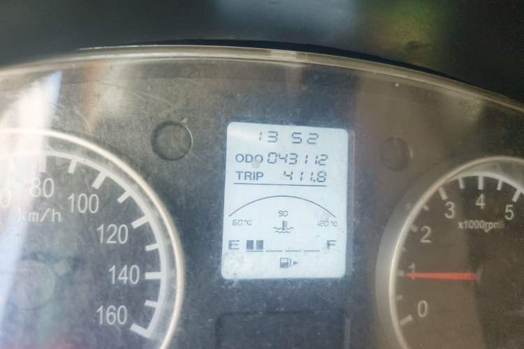 Used Jinbei Hiace X30 2018 1.3L Standard Edition DLCG12 Odometer Close Up