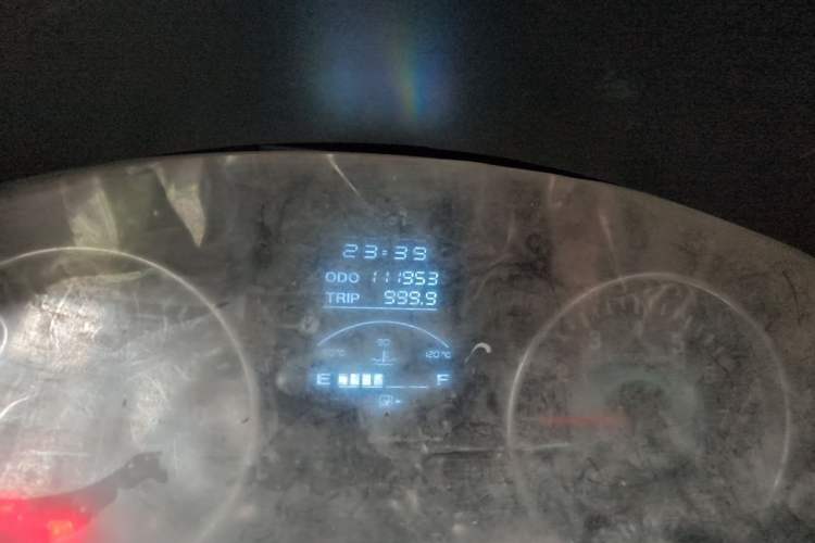 Used Jinbei Hiace X30 2018 1.5L Cargo Van Comfort Model DLCG14 Odometer Close Up