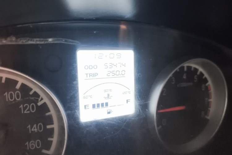 Used Jinbei Hiace X30 2018 1.3L Cargo Van Standard Version DLCG12 Odometer Close Up