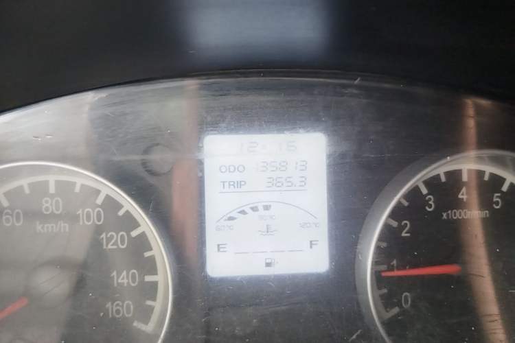 Used Jinbei Hiace X30 2018 1.3L Standard Edition DLCG12 Odometer Close Up