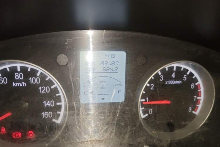 Used Jinbei Hiace X30 2018 1.3L Standard Edition DLCG12 Odometer Close Up